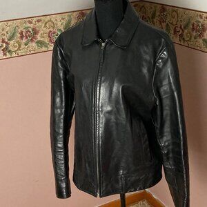 Banana Republic Leather Jacket Size M Spring Fall Unisex Daily Wear